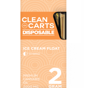Clean Carts Disposable ICE CREAM FLOAT 2g